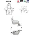 Katalysator AS 30225 für RENAULT CLIO 4 SCÉNIC 3 JZ0 MEGANE K9A CAPTUR 1 B9A KZ0