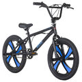 BMX Freestyle 20 Zoll Bike Kinder Rise schwarz-blau 4 Pegs 544B