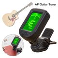 2× Clip-On Digital Stimmgerät Gitarre auch für Bass Violine Ukule Gitarren Tuner