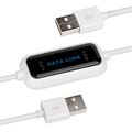 Datenkabel High-Speed USB 2.0 zu PC Linkkabel für Windows 11/10/8.1/8/7/Vista/XP