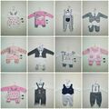 Baby Kleidung JUNGEN MÄDCHEN Größe 50-62 / 68-74 / 74-80 Babyset TOP Baby Style 