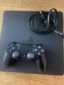 Sony PlayStation 4 Slim 500GB Spielekonsole - Jet Black