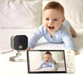 GHB Babyphone mit Kamera 5 Zoll 720P HD 5000mAh IPS-Display VOX-Modus bis 2 Cams