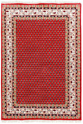 Teppich Orient Sarugh Mir 120x180 cm 100% Wolle Handgeknüpft Rug creme rot