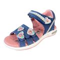 Superfit Mädchen Emily Riemensandalette / Sandalen Gr. 26 Blau / Rosa