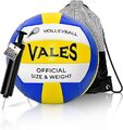 VALES® Volleyball - Beachvolleyball inkl. Ballpumpe und Aufbewahrungstasche