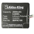 Akku Batterie Li-Polymer für HTC Desire 816G 816t 816V 820G Dual Sim - 2600 mAh