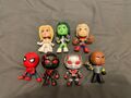 Marvel Funko Mystery Minifiguren X7 Konvolut Lot Avengers Spider-Man X-Men