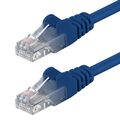 Flach-Patchkabel Cat6a U/UTP 500MHz 2x RJ45-Stecker Netzwerk-Kabel DSL Internet