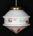 ART DECO Spritzdekor Hängelampe Deckenleuchte Bauhaus Lampe 1920s pendant lamp