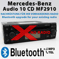 Bluetooth Nachrüstung Umbau für Mercedes Audio 10 CD MF2910 Modernisierung BT