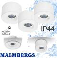 Einbauleuchte Unterbauleuchte 3er Set Malmbergs Weiß LED Spot IP44