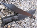 Schwarze MACHETE Beil Survival AXT 40,5cm KLINGE Messer Camping Buschmesser 