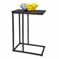 Beistelltisch Kaffeetisch Sofatisch Nachttisch Couchtisch 45x25x63cm Schwarz