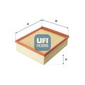 Luftfilter UFI 30.195.00 Filtereinsatz für RENAULT KG0 JK0 VEL SATIS ESPACE BG0