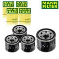 4X ORIGINAL MANN FILTER ÖLFILTER FÜR MITSUBISHI I PAJERO SMART FORTWO 453 451