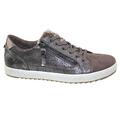 TOM TAILOR Low-Top-Sneaker 3790506 mud schimmernd Gr.37-42