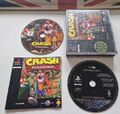 CRASH BANDICOOT. PS1 Spiel. GROSSE BOX. Komplett mit DEMO. (Playstation One, PAL)