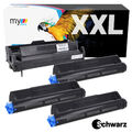 Toner x3 und Trommel kompatibel 43979202 43979002 für OKI B440 B440DN MyOffice