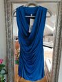 Vero Moda Kleid Volants Neu mit Etikett Cocktail Abendkleid BNWT GR 34 XS/S Blau