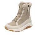 RIEKER REVOLUTION Damen Stiefelette Boots beige W0071-20 mit TEX Membran