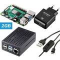 TRU COMPONENTS Pure Set Raspberry Pi® 4 B 2 GB 4 x 1.5 GHz inkl. Netzteil, inkl.