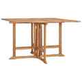 vidaXL Garten-Esstisch Klappbar 110x110x75 cm Massivholz Teak FAT