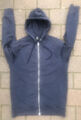 H & M ZIP HOODIE  Gr. S mit RV DUNKELBLAU MELIERT »Hooded Jacket Regular Fit«