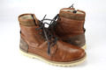 Mustang Gr.44 Herren Hablschuhe Schnürschuhe Sliefel Boots Braun  TOP  F 789