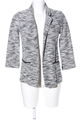 ONLY Strickblazer Damen Gr. DE 34 hellgrau-weiß Casual-Look