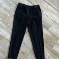 Zara Basic Hose Schwarz Größe M Bundhose 