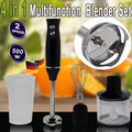 Multifunktional Stabmixer 4-in-1 Elektrische Handmixer Pürierstab Blender Set