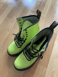 Dr Martens Stiefel Boots Lederstiefel Sonderedition Maigrün Gr 37