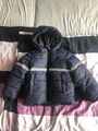 Gefütterte Kinder Winterjacke mit Kapuze, Größe 98/104