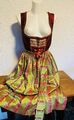 hammerschmid dirndl Bordeaux Rot Kariert 42 