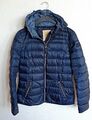 Esprit Damen Daunen Winterjacke Stepp Jacke Dunkel Blau mit Kapuze Gr. 34