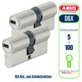 ABUS D6X 30/30 2er Set Gleichschließend Türzylinder bis 100 Schlüssel