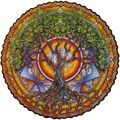 Unidragon Mandala "The Tree of Life" M, L, XL Klassisches Lege/Wand Puzzle Holz