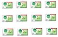 Dettol Anti-Bacterial Moisture Aloe Vera & Avocado Skin Protection 12 x 100g