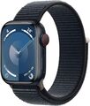 Apple Watch Series 9 (GPS + Cellular) 41mm Aluminium, Sportband mitternacht Loop