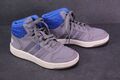 Adidas Hoops Mid-Top Damen Sneaker Sportschuhe Gr. 36,5 grau blau weiß SB1136