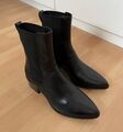 VAGABOND Damen Chelsea Stiefeletten Boots Größe Gr. 37 schwarz Leder edel wNEU