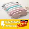 Schlafmaske aus Satin Schlafbrille Augenmaske Reise Maske Augenbinde Sleep Mask