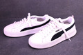 Puma Smash Platform Damen Sneaker Sportschuhe Gr. 38 Leder weiß schwarz CH1-69