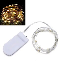 Draht Lichterkette Weihnachten Batterie Deko Party Mini Micro 10 20 30 50 LED