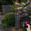 Außenstehleuchte Wegelampe Gartenlampe dimmbar Smart LED Farbwechsel H 170 cm