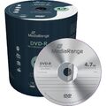 100 MediaRange DVD-Rohlinge DVD-R 4,7 GB MR442 16x Speed
