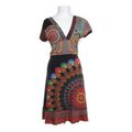 Desigual, Kleid, Größe: S, Rot/Grün/Gelb/Blau/Schwarz/Grau, Baumwolle #Ewm