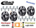 Eibach Spurplatten schwarz 40mm & 60mm/Achse für BMW 4er Coupé F32 F82 13 >> 20