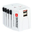 SKROSS World Adapter 2 x MUV USB Welt Reisestecker USA, EU, UK